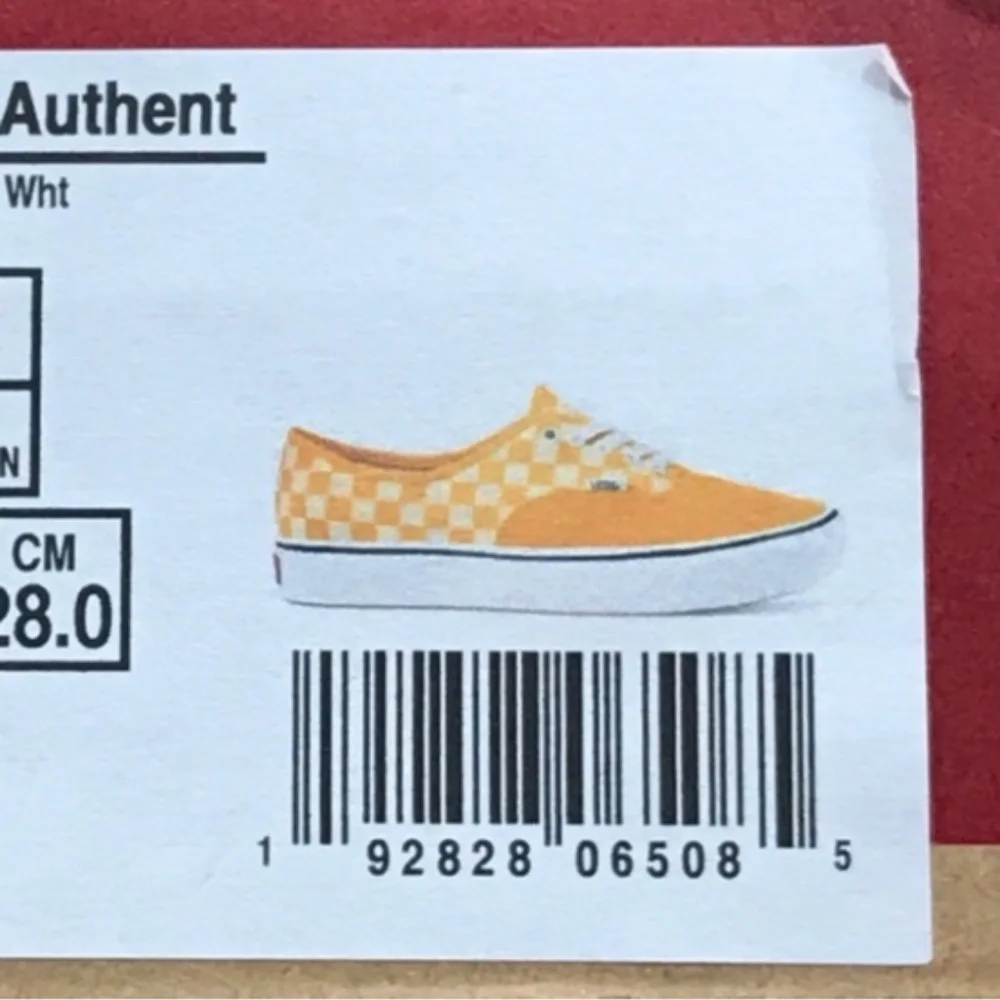 Vans Comfycush Authentic‎ Checker Zinnia True White Shoes